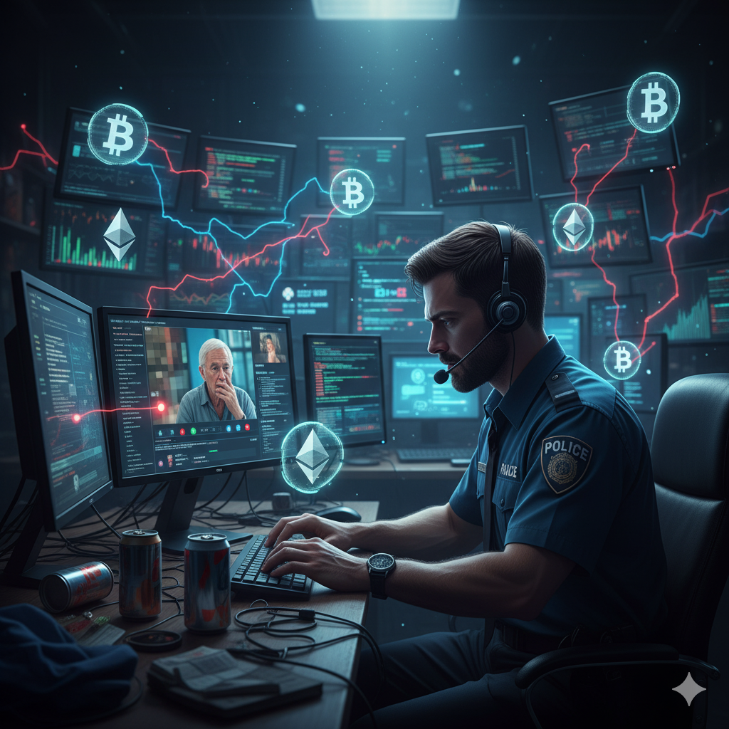 Betrüger gaben sich als australische Polizei aus, um Kryptowährungen zu stehlen