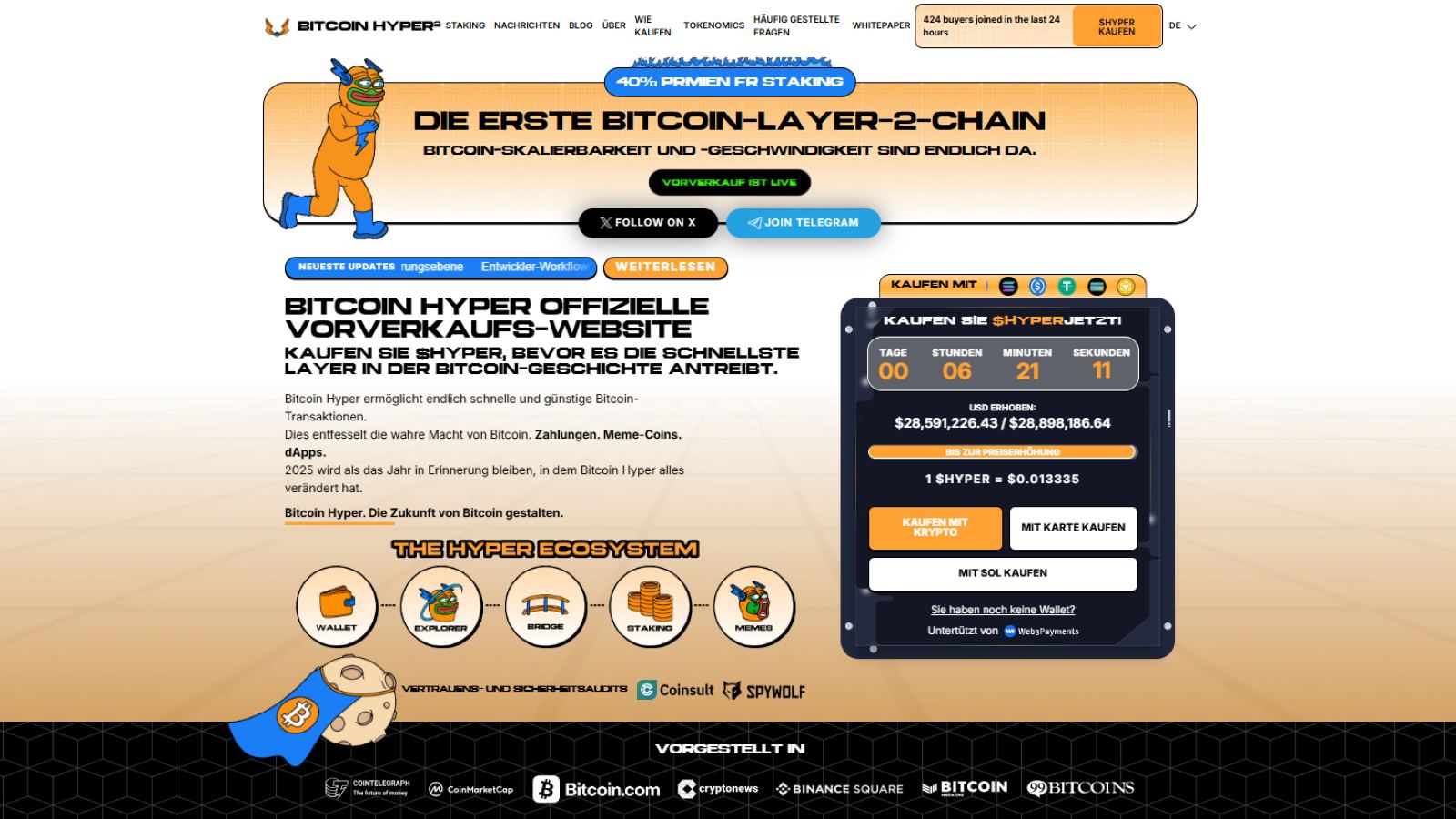 bitcoin hyper presale kaufen