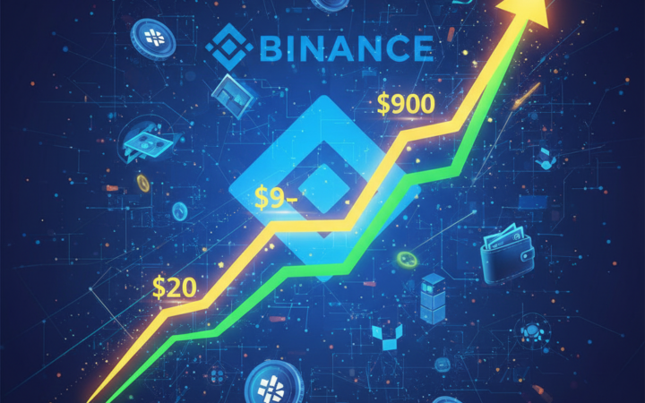 Von $20 auf $900: Die erstaunliche Reise von BNB