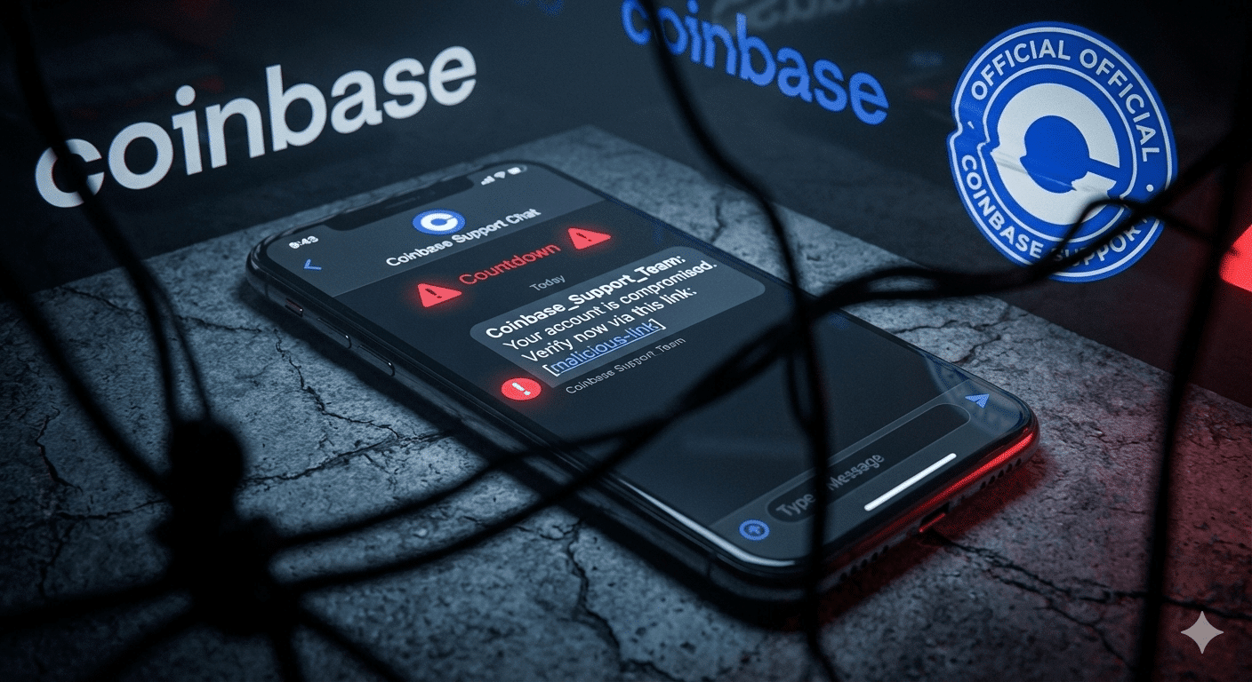 Der perfekte Betrug im Namen von Coinbase – Wenn Support zur Falle wird