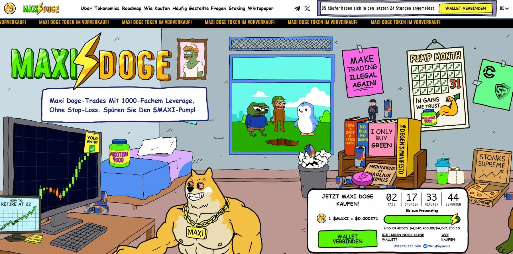 Maxi Doge presale Coin