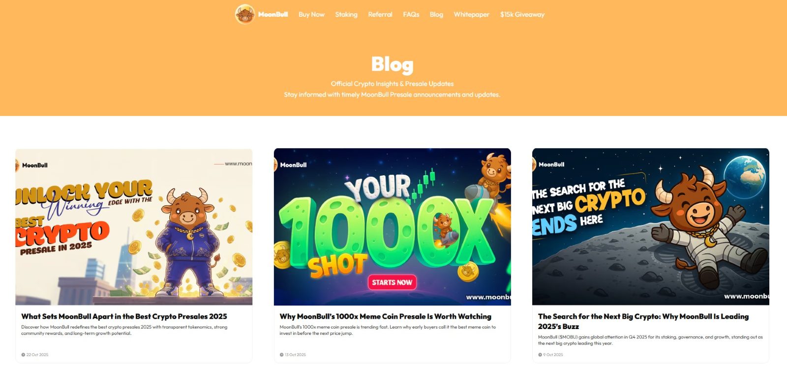 moonbull presale blog