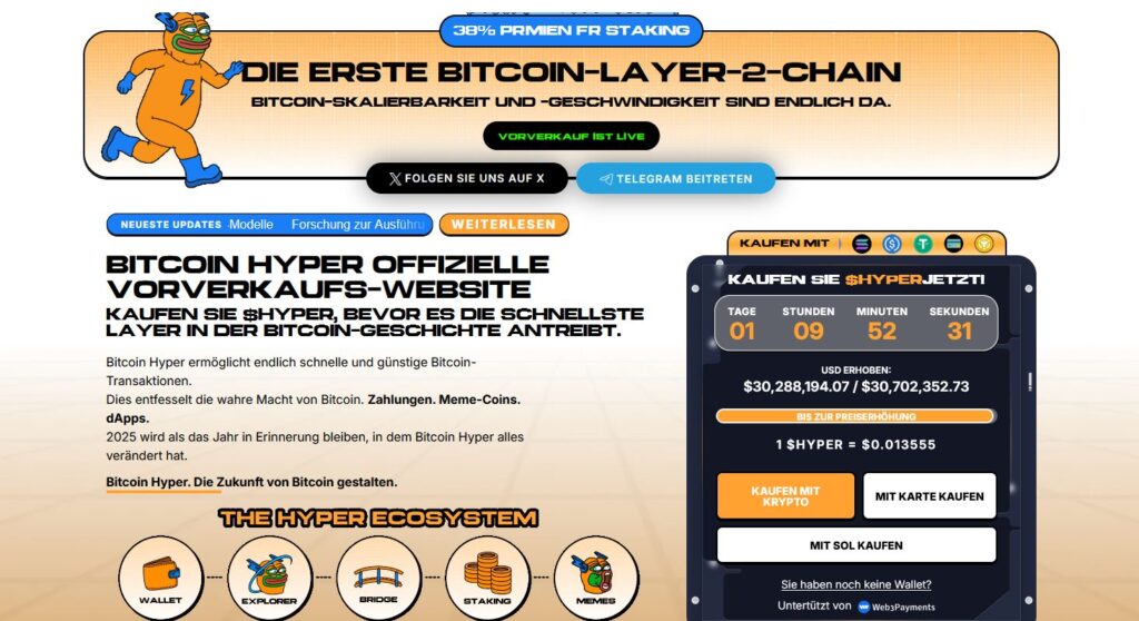 Bitcoin Hyper Offizielle Website