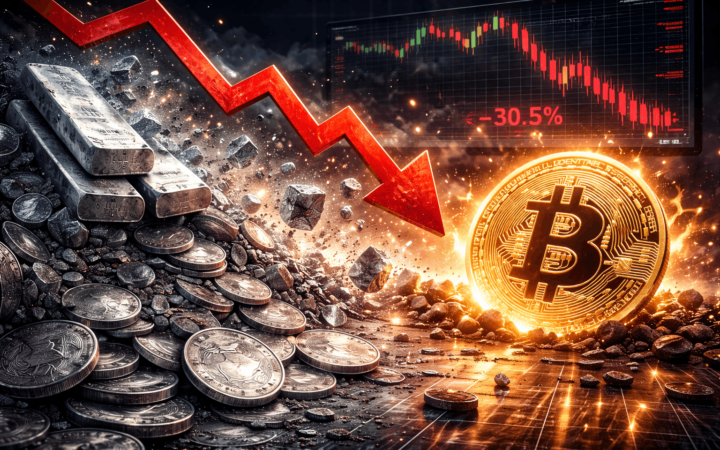 Historischer Crash: Silber fällt 30 % – ist das die Chance für Bitcoin?