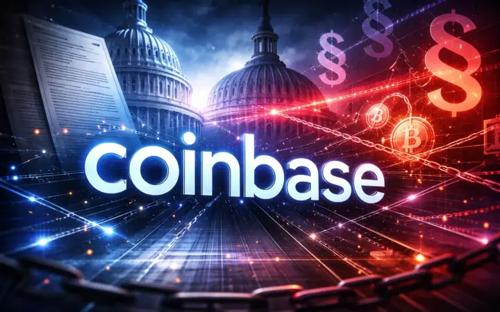 Coinbase warnt vor neuem US-Krypto-Gesetzesentwurf: Regulierung droht Innovation auszubremsen