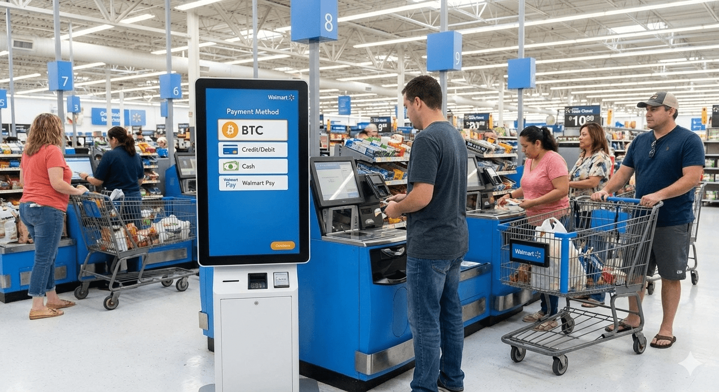 Walmart akzeptiert Bitcoin an der Kasse
