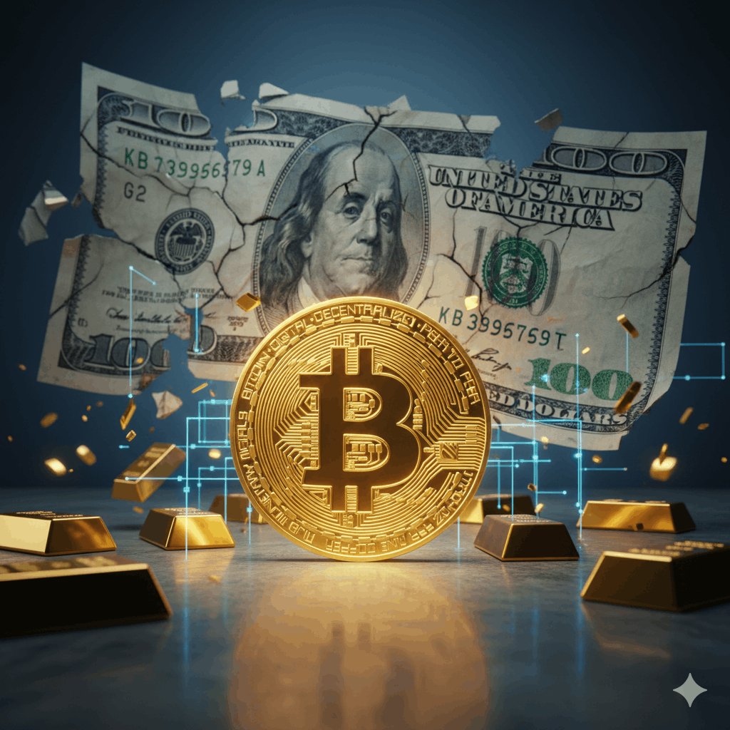 Flucht vor dem Dollar? Die Rückkehr von Bitcoin, Gold und harten Assets ins Rampenlicht