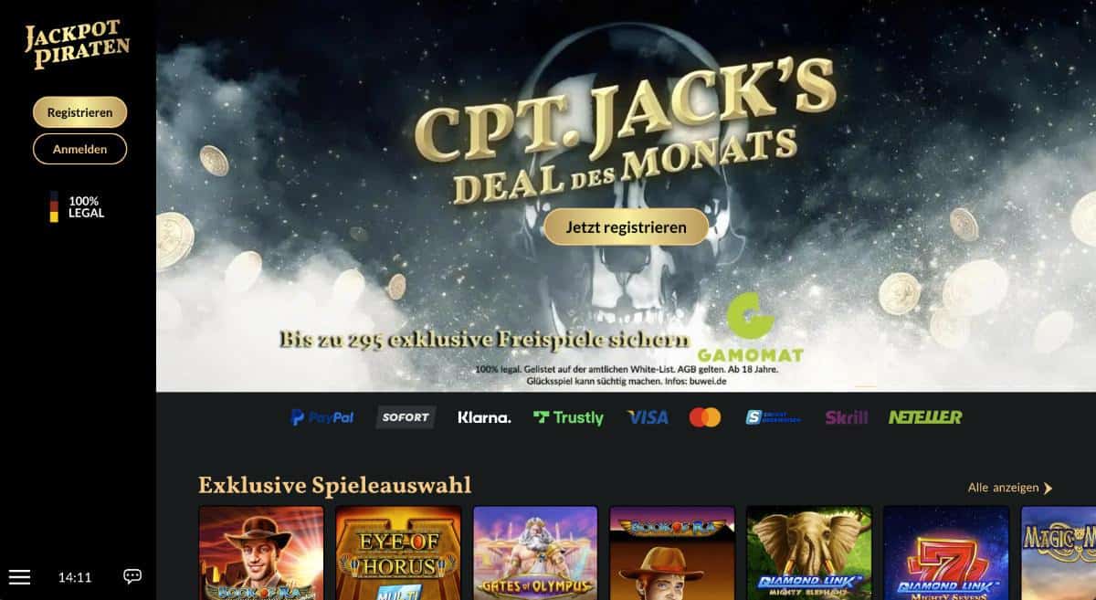 Jackpot Piraten Home