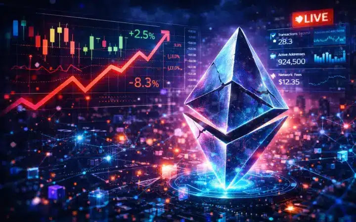 [Live] Ethereum: Charts, Blockchain-Daten und News im Überblick