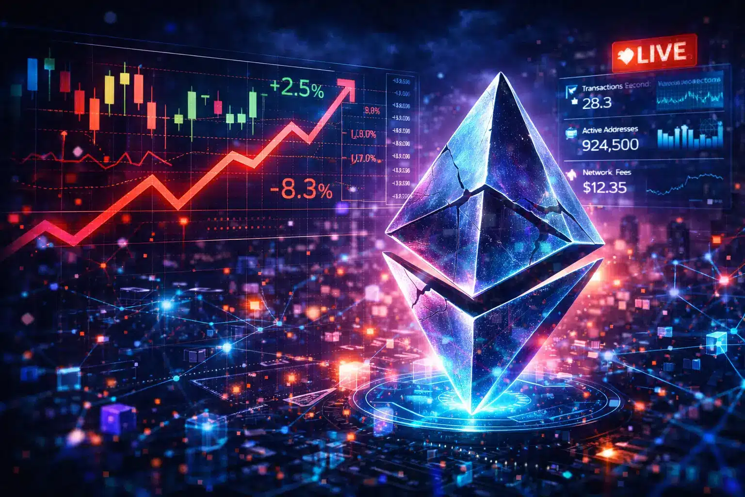 Live] Ethereum: Charts, Blockchain-Daten und News im Überblick -  Coinspeaker Deutschland