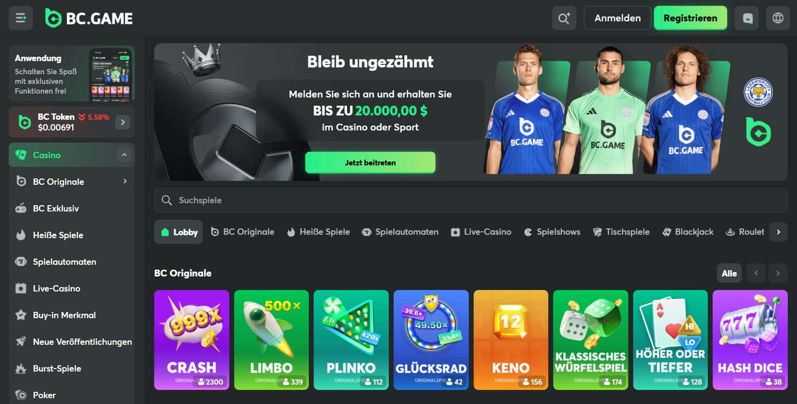 bc game casino bonus