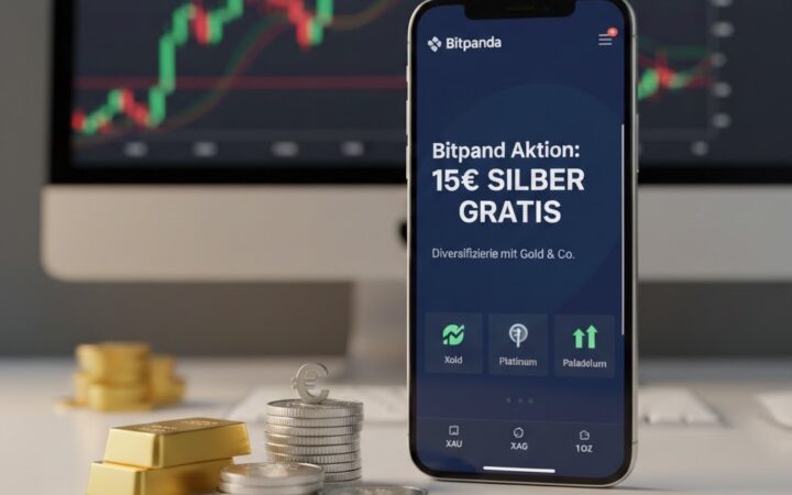 Bitpanda Aktion: Mit Gold & Co. diversifizieren und 15€ Silber erhalten
