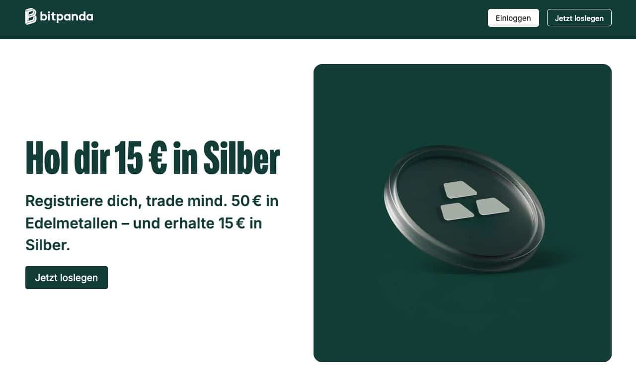 Bitpanda Silber Aktion