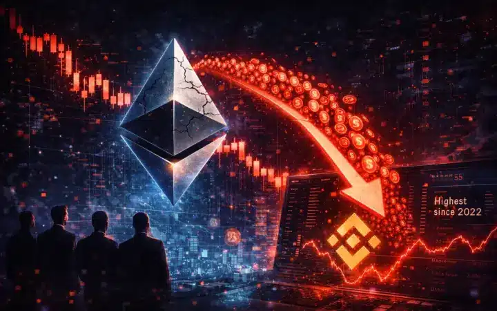 Ethereum unter Verkaufsdruck: Binance-Inflows erreichen höchsten Stand seit 2022
