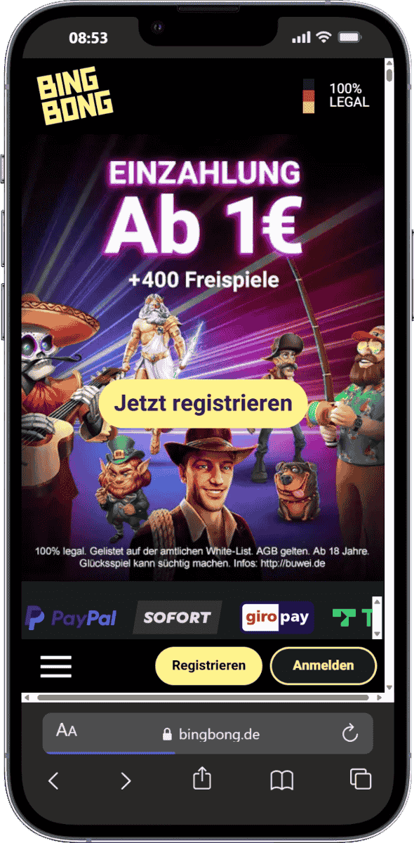 bingbong casino bonus