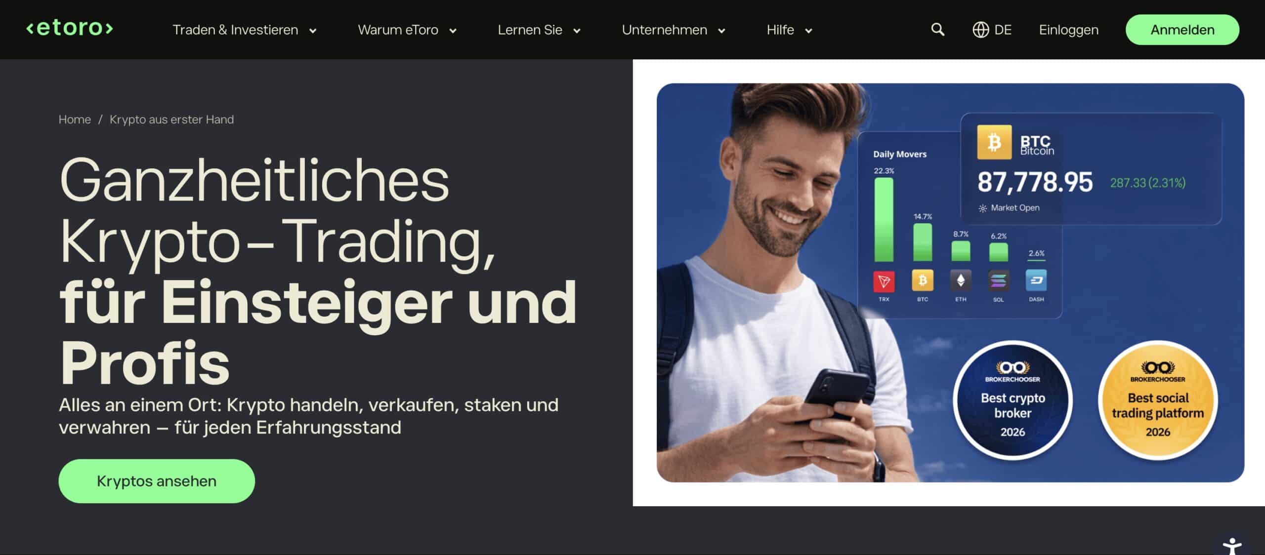 etoro krypto börse