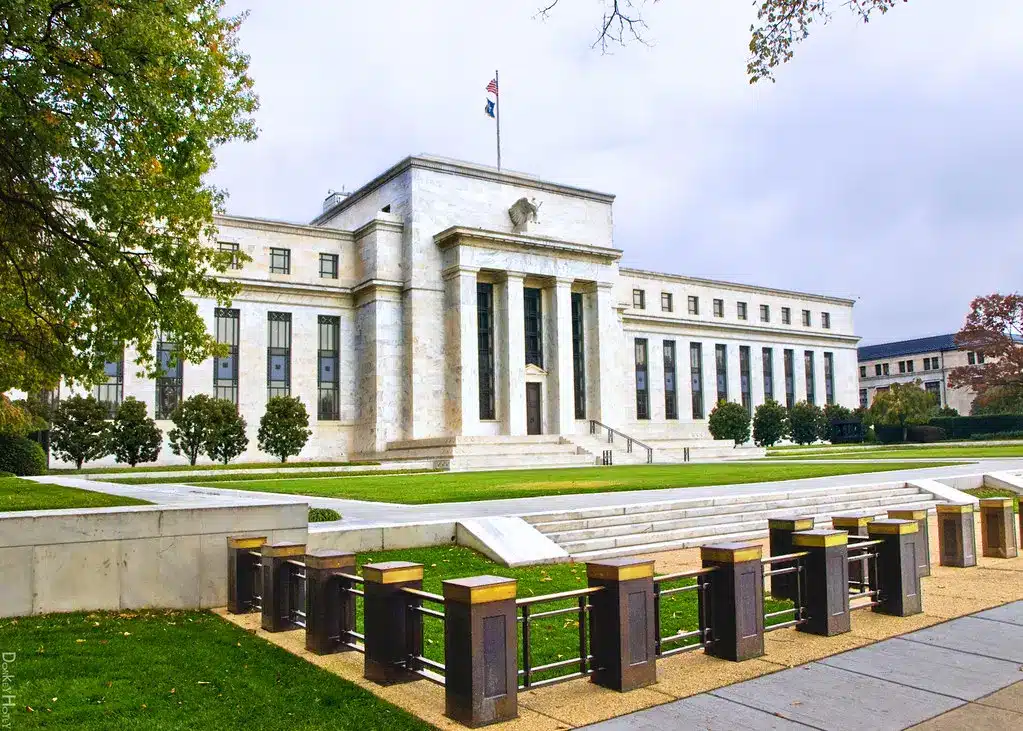 Das Gebäude der Federal Reserve in Washington, D.C.