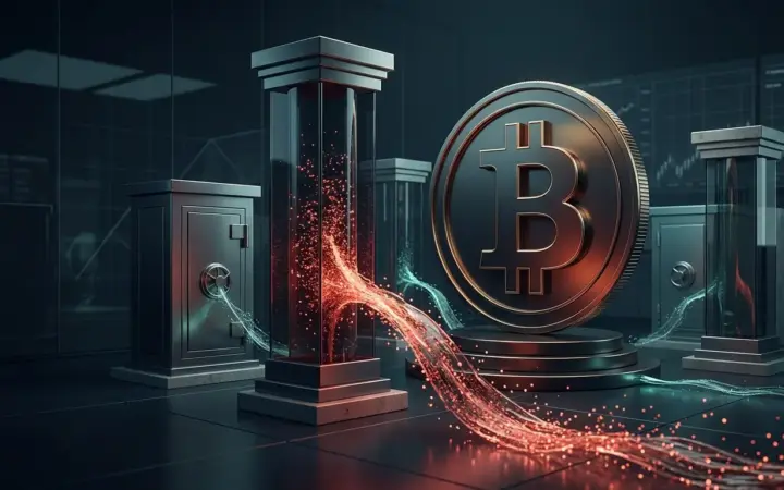 Zweiter Abfluss-Tag: ARKB führt Bitcoin-ETFs ins Minus