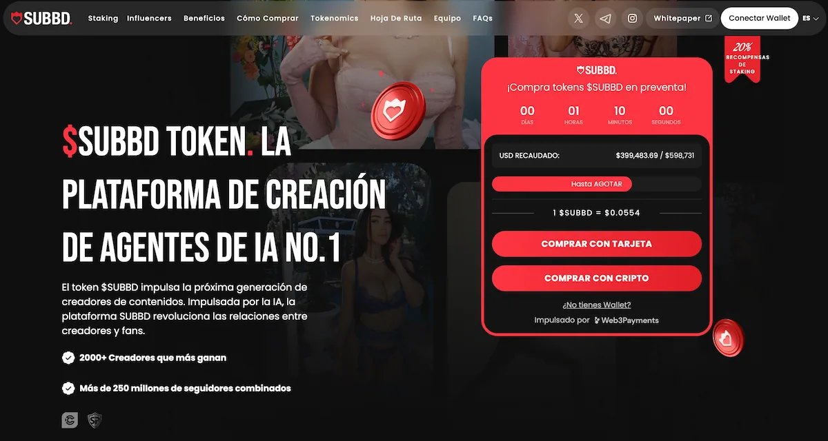 altcoin subbd, una cripto cuyo precio puede subir hoy