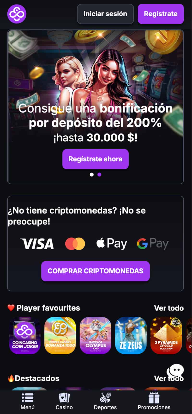crypto casino coincasino