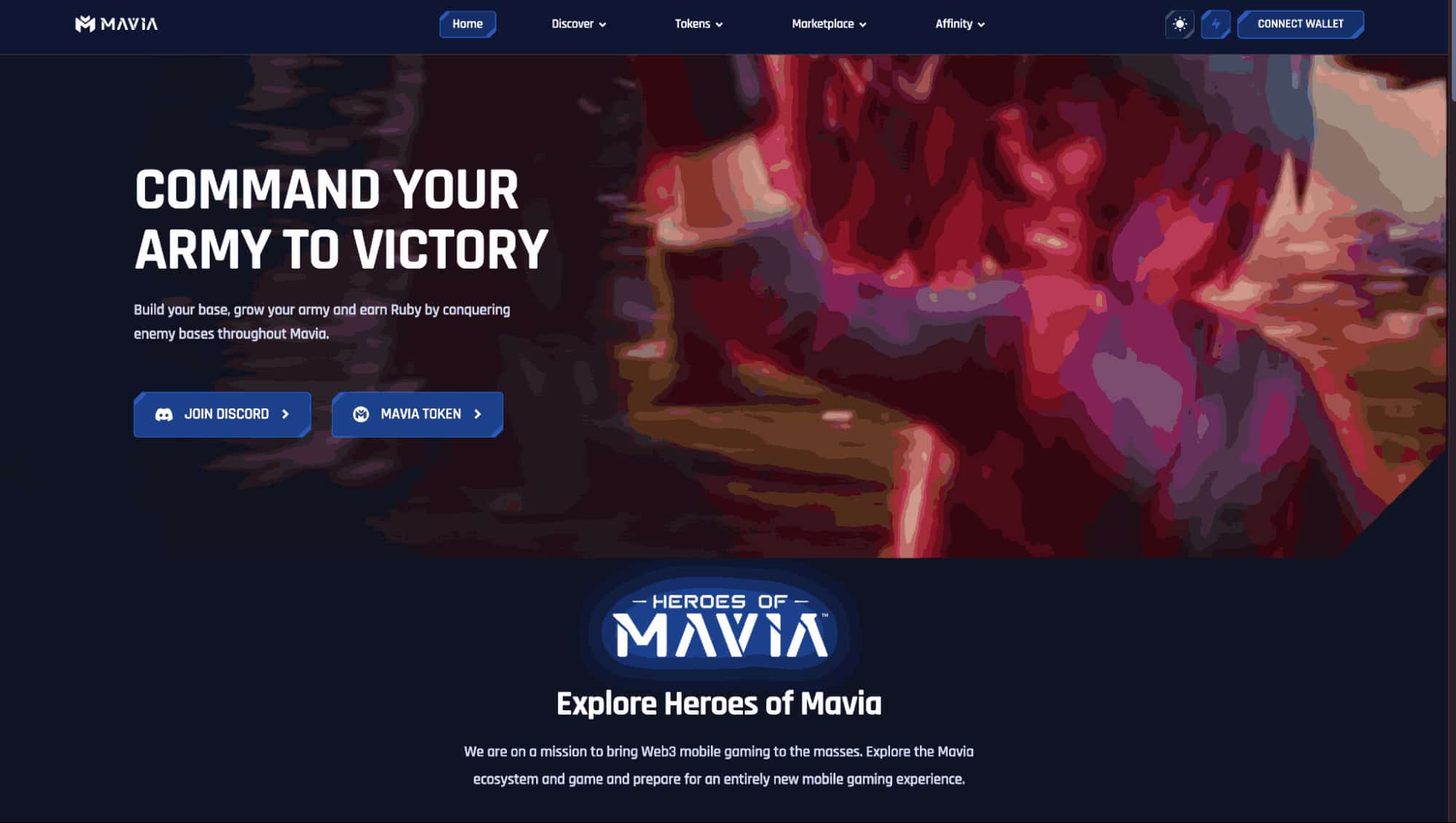 mavia en binance