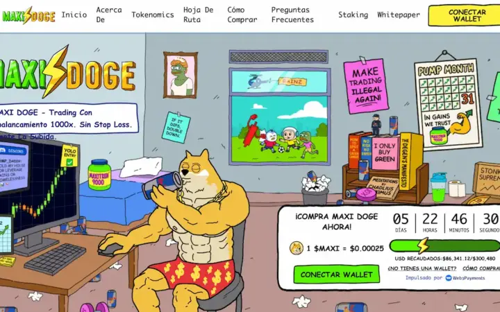 Maxi Doge lanza su preventa y las ballenas impulsan $MAXI hasta los 100.000 dólares en minutos