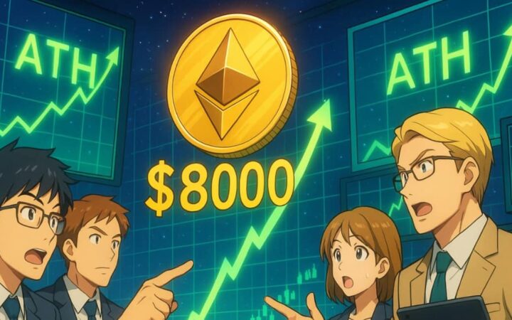 Ethereum hacia los 8000 dólares con un nuevo máximo histórico antes de fin de año, según los expertos