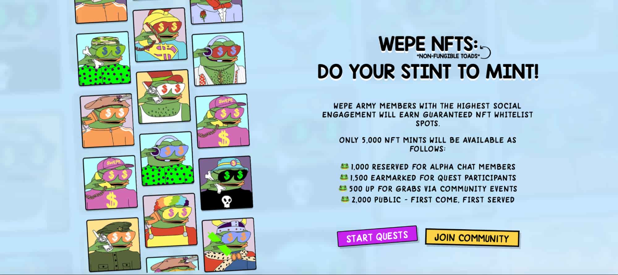 nfts de wepe