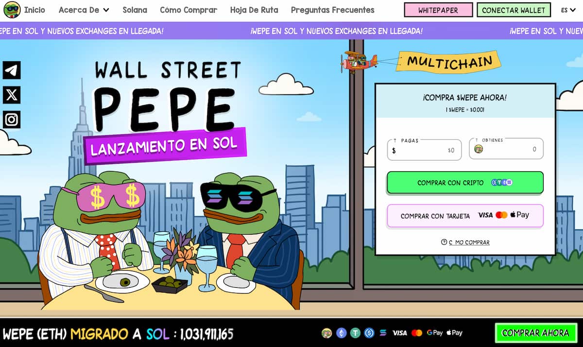 wall street pepe en solana
