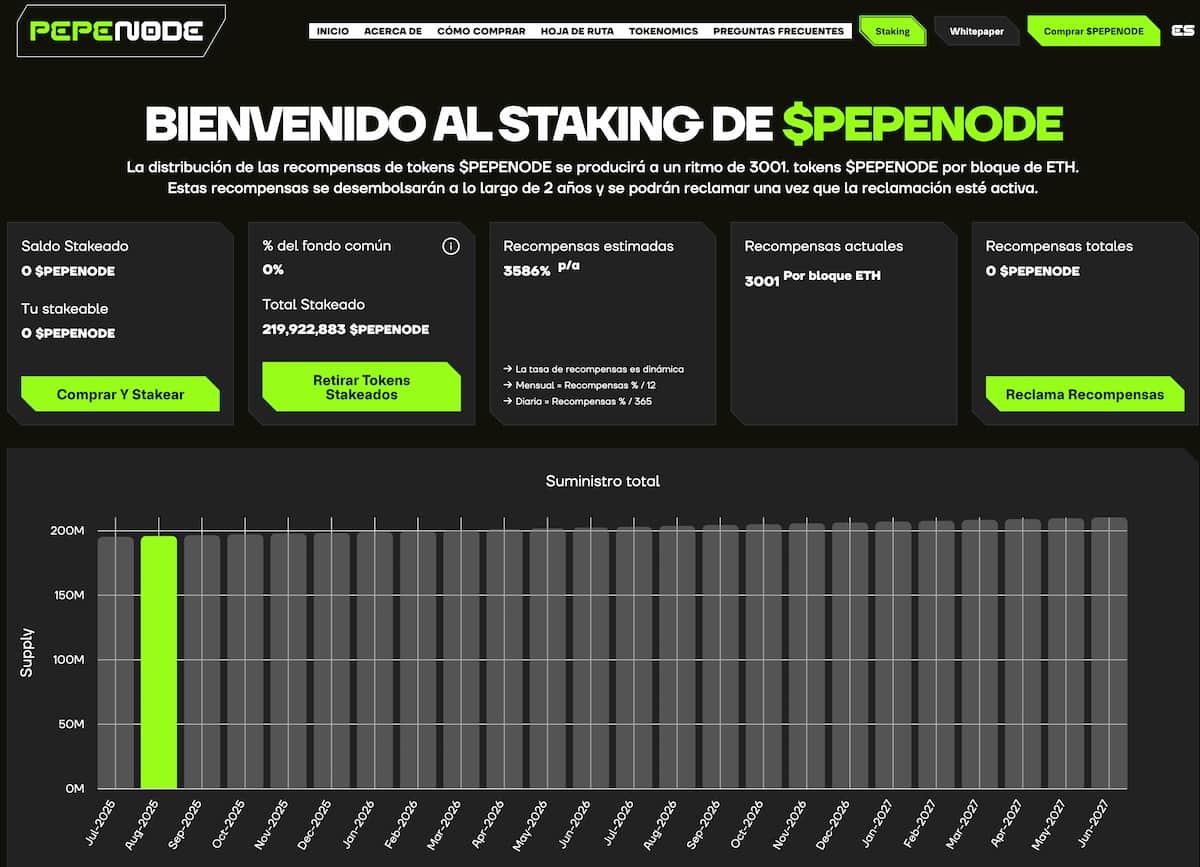 staking de pepenode