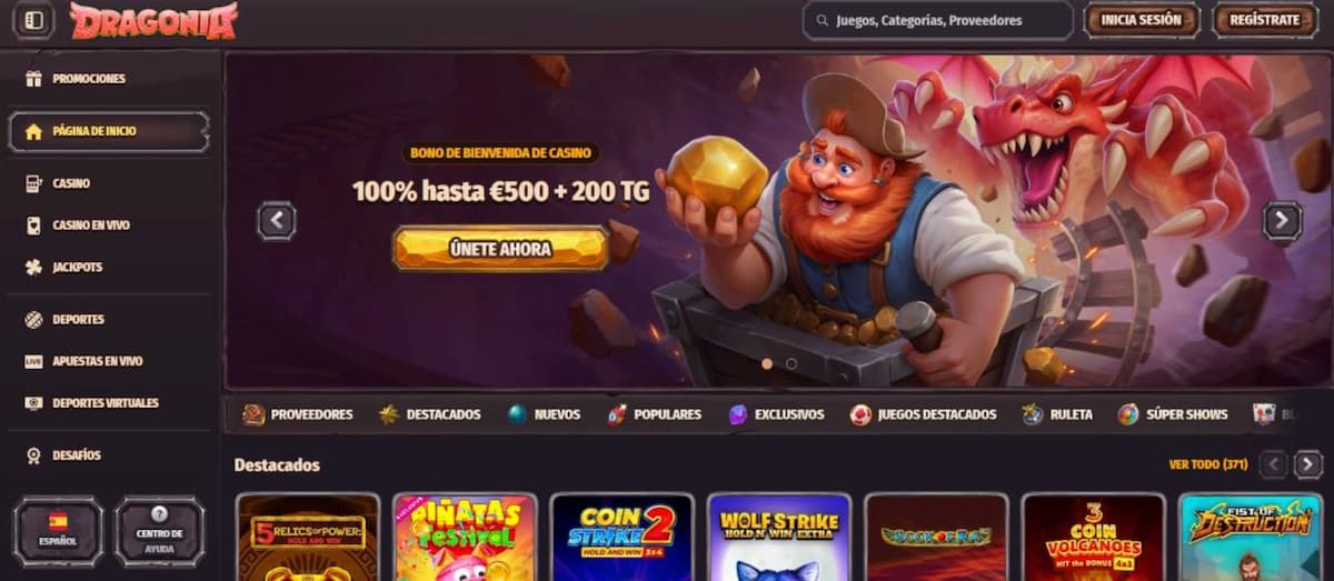 dragonia casino en línea
