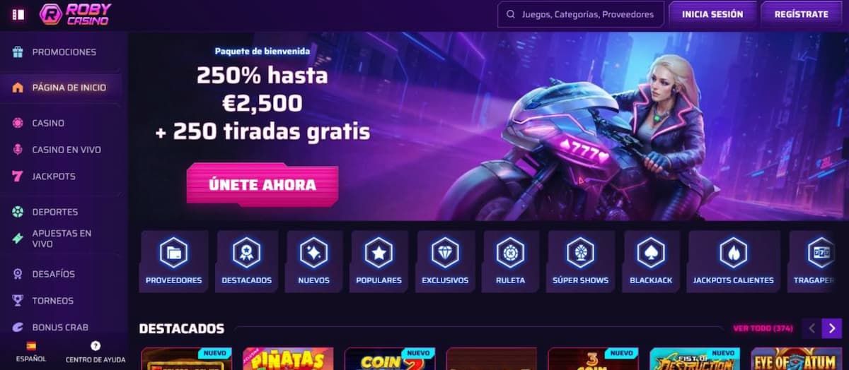 mejores casinos online roby