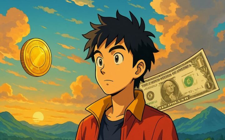 El dólar retrocede y el oro sube: 3 criptos que se benefician