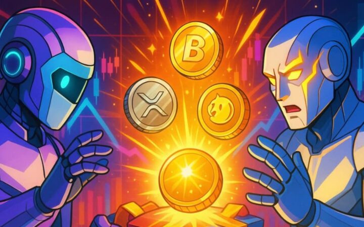 Las IA apuestan fuerte por XRP, BEST y Dogecoin