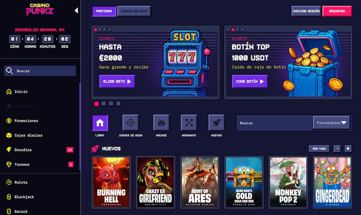 casinopunkz casino sin kyc