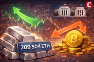 La plata sacude el mercado con movimientos de 2 billones mientras el Bitcoin aguarda al «Súper Miércoles»