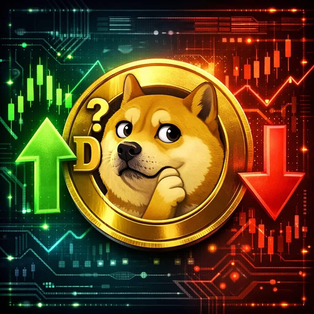 El precio de Dogecoin forma patrones de reversión alcista mientras DOGE desafía el miedo extremo