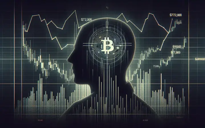 Ruptura del precio de Bitcoin: enorme muro de oferta en 72.000 USD