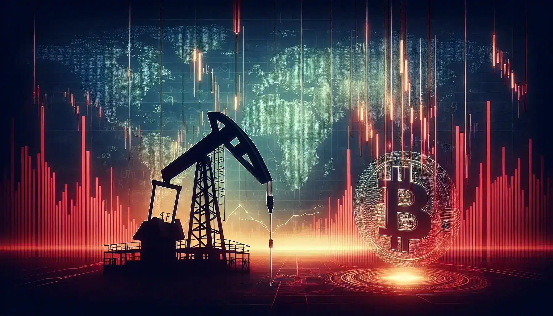 Bitcoin cae a mínimos de 7 días mientras el repunte del petróleo desata un movimiento macro de aversión al riesgo