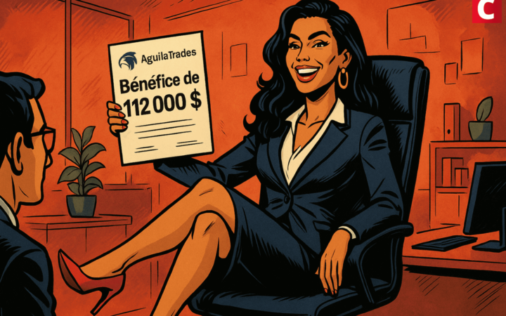 Bitcoin : Bénéfice de 112 000 $ pour AguilaTrades