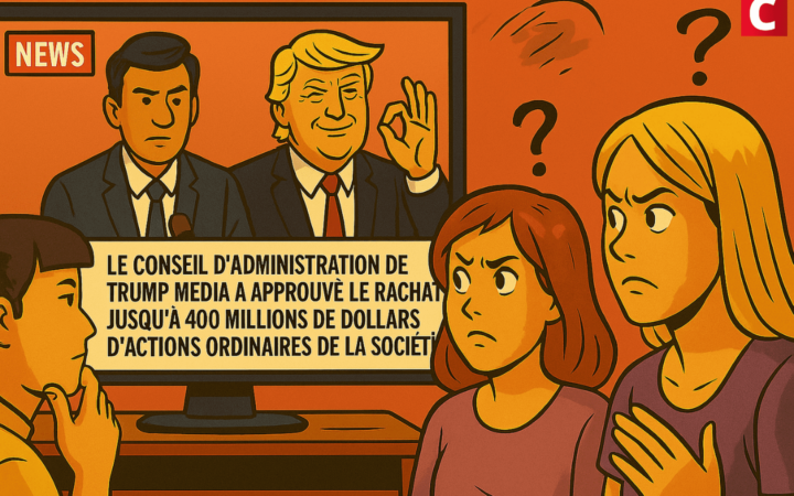 Trump Media : rachat de 400 millions de dollars d’actions possible