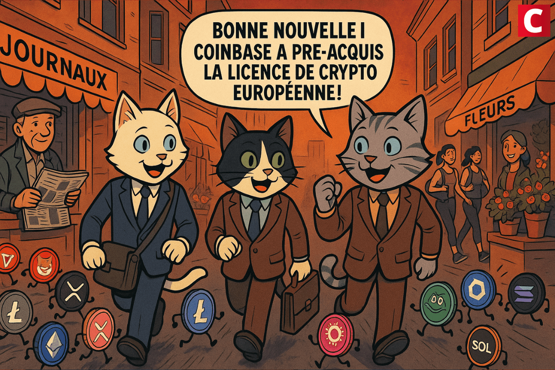 Licence européenne Coinbase : expansion au Luxembourg