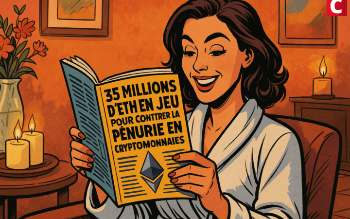 Nouvelle étape d’Ethereum malgré la pénurie en crypto :  35 millions d’ETH mis en jeu