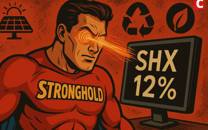 SHX 12 % d’augmentation : Stronghold focus sur les paiements + la cleantech