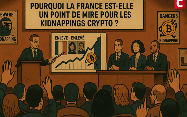 La France : point de mire pour les kidnappings crypto