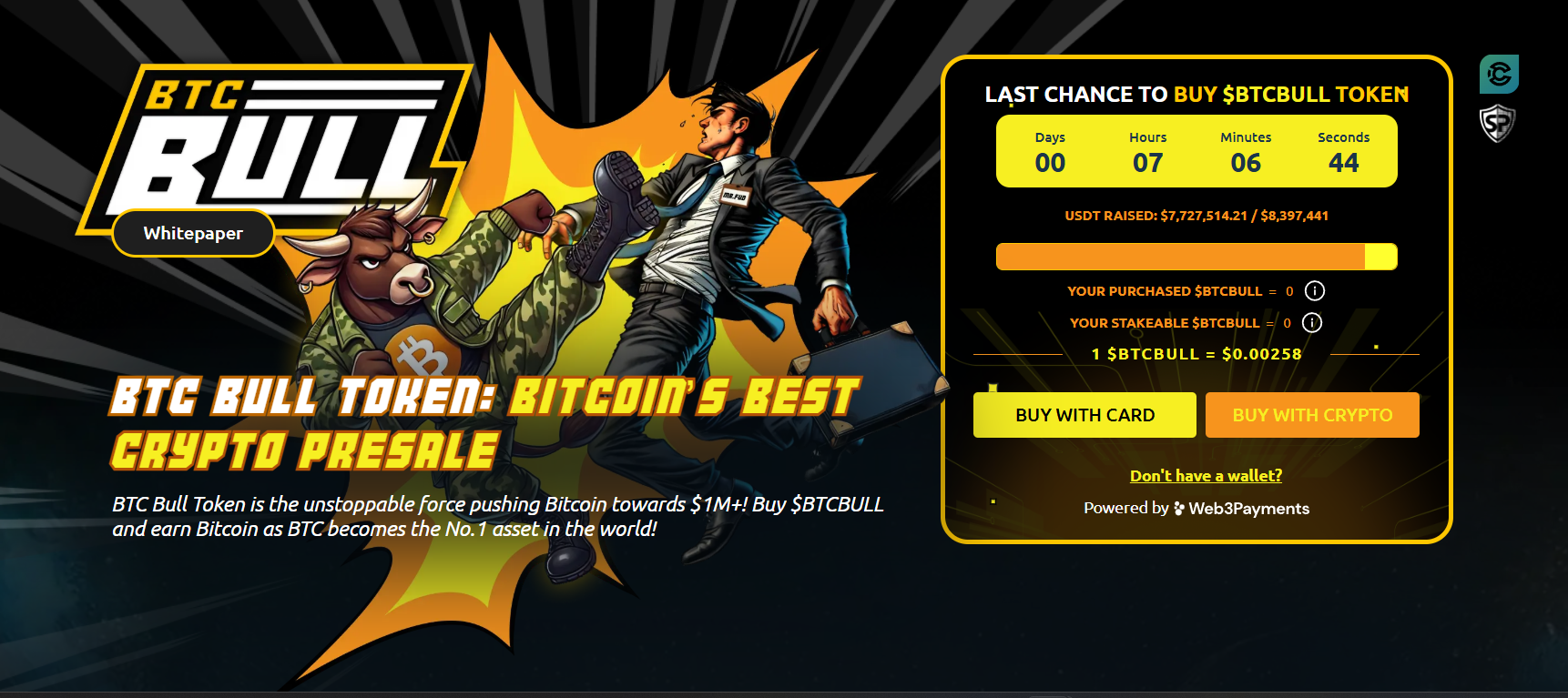 BTC Bull Token presale