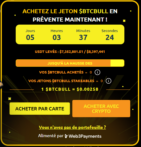 prévente btcbull