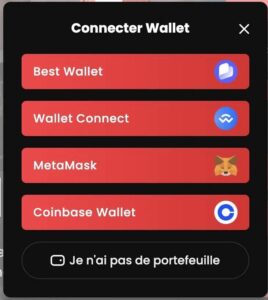 connecter wallet subbd