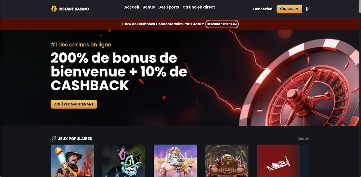 instant casino