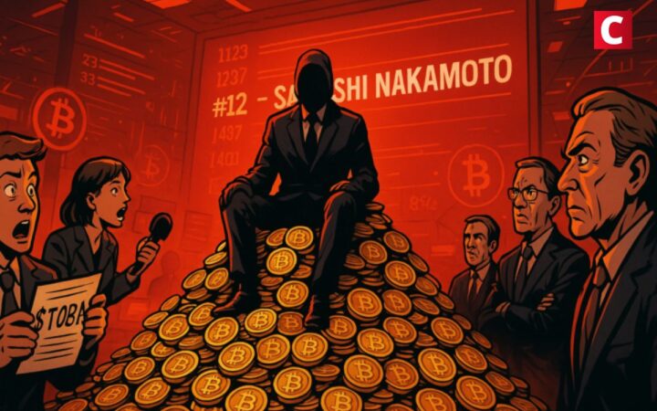 Satoshi Nakamoto devient le 12ᵉ homme le plus riche du monde